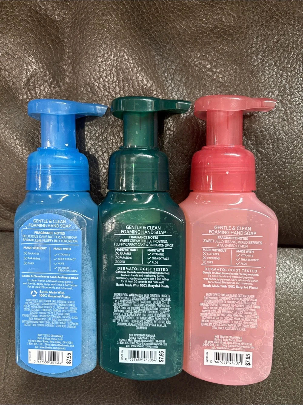Bath and body works spring and Easter  foaming soap set